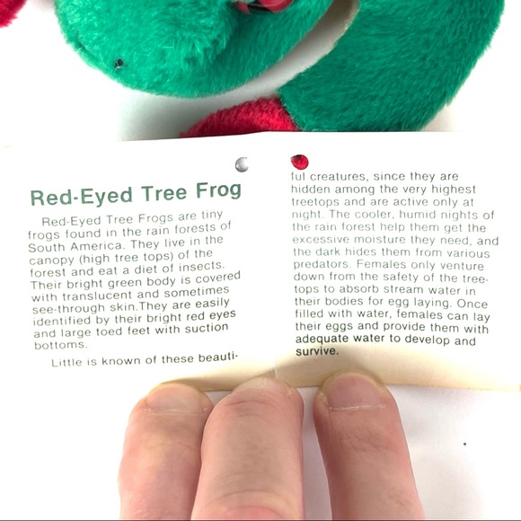 K&M Toys Vintage Km International Inc 994 Red Eye Tree Frog Stuff